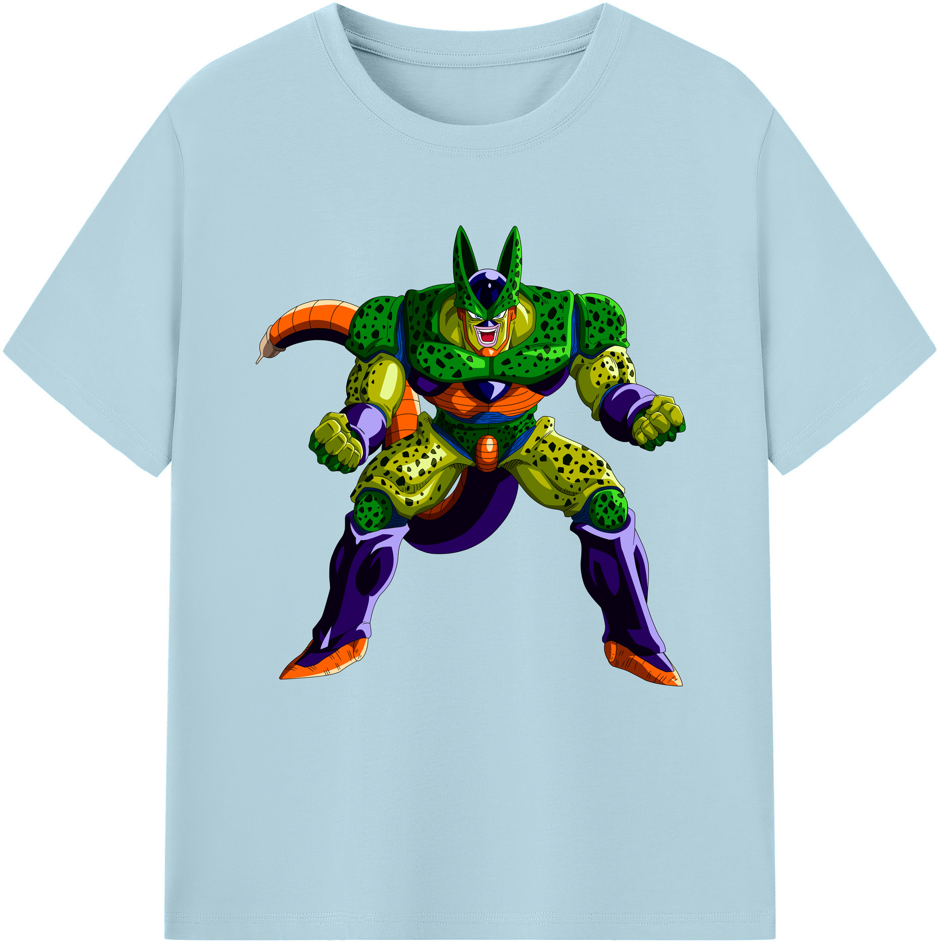 （画像用） ドラゴンボール セル DRAGON BALL Cell 綿100％半袖Tシャツ（フロントプリント）